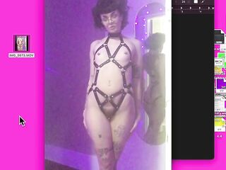 BDSM doll bondage harness slutty young whore