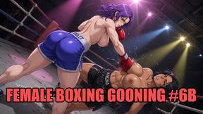Female Boxing Gooning #6B: Boxing Queen Mesmeric Goon Trance (Animated)
