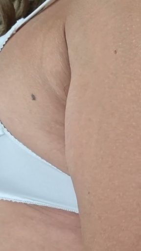 Sexy bride bra, white satin pointy boobs bra   Clip 1