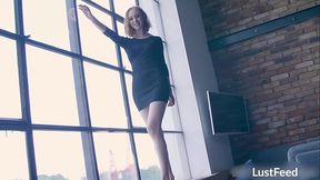 Huge tits English redhead loves a creampie