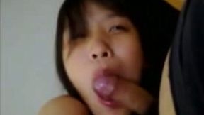 My exotic Asian girlfriend from Essex sucks my dick like a pro