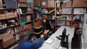 Skinny hot teen 18+ thief banged by a perverted policeman