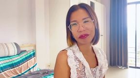 BOM - 36kg-79lbs Petite Girl Get Glasses Sprayed with Semen in Fuck