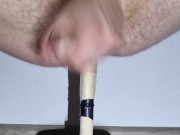 Straight Bisex Plumber, having fun with his virgin ass