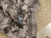 Big load in college laundry room underwear
