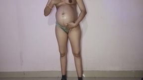 Romantic Sexy Pregnant Bhabi Nude