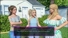 Teen girl gives oral and takes anal in 3D hentai game