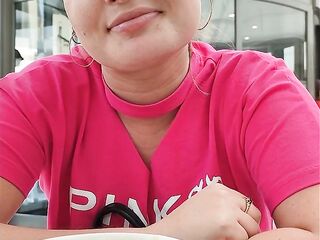 Mall Rencounter: Seductive Flirt & Intensive Oral sex Surprise in POV!