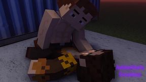 Flambae Ass Destroyed Gushing Cum Choked Public Minecraft Fuckfest