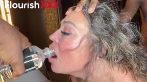 Hardcore Bondage BBC Threesome of Real Queen Tiffy