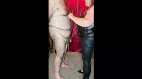 Punishing piggy, will he learn his lesson?