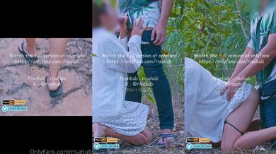 Thai risahub, Having sex with my girlfriend in the woods outdoors, พาแฟนสาวไปเย็ดในป่าเอ้าดอร์ เสียง