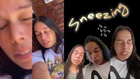 Recording my sneezes