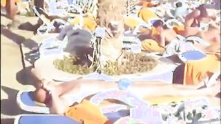 Amateur hunk with a Str8 can't resist swimming pool in public