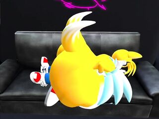 Tailsko x Sonic OC Anal Sex