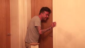 Mandy Slim fucked hard on the bed by stepdaddy Luke Hotrod