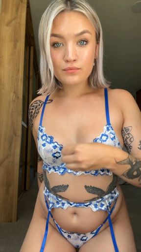 Cum countdown joi for my perky boobs and spit