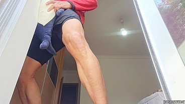 Sexy guy fucking plushie - Beautiful and creamy cumshot
