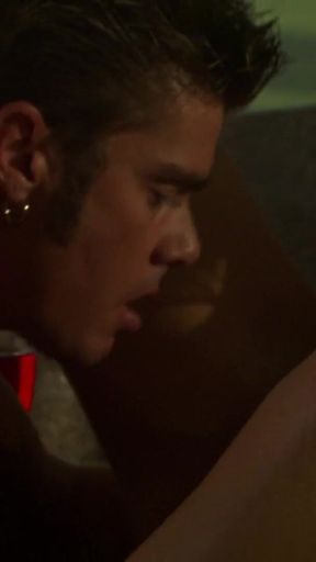 Blistering chic gets her shaved pussy bonked hard at their living room