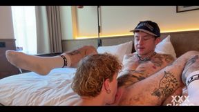 Hung Twink Ayden Brooks Fucks Pink Pussy Ftm XXX Skips in All Holes, Double Stuffs Him with Dildos Until He Cum