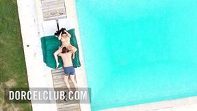 DorcelClub: Sex around the pool with a big titted STEPMOM