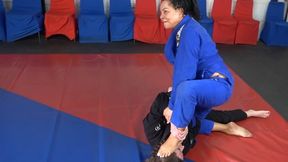 Monica vs Saskia Sharman Gi Feet