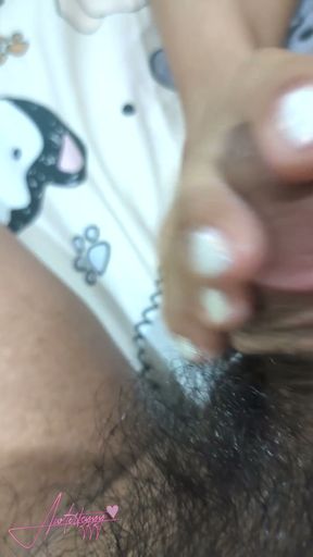Acoletteyyy's Cute White Toes Milks His Balls Dry   Clip 2