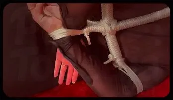 Bound and Teased: Christina Carter's Intense Rope Bondage