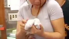 Hot Kitchen Encounter - Sexy Server Seduced by Passionate Chef