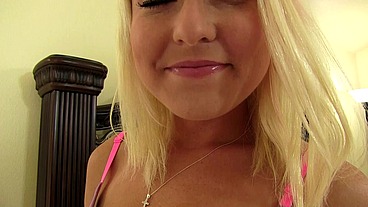 Valerie White Deep Throats Mike Hunt for Facial Cumshot