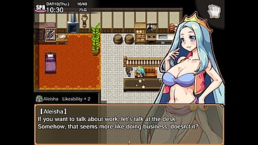 Impregnate my harem farm [ BREEDING HENTAI game ] Ep.5 obsessed about fucking MILF and Tomboy bartender !