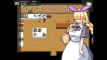 Impregnate my harem farm [ BREEDING HENTAI game ] Ep.5 obsessed about fucking MILF and Tomboy bartender !