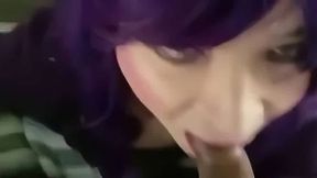 Sissy Deep Throat - Amateur Crossdresser Blowjob