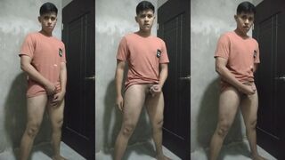 Alan Tokers jerks off to music while his Latino roommate plays with himself in his home