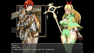 Nymphomania Priestess [Cuckold Hentai game PornPlay] Ep.7 cute elf slut cum in the street while having her nipples pinched !