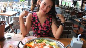 ”First time out for dinner since Covid hit & wild horny sex at home after”