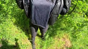 Hot Outdoor Blowjob and Cum Play with a Down-jacket 269