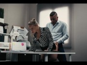 Slutty Blonde Gets Her Dream Interview Boss Freezes Time And Fucks Candidate - Cum In Pussy TRAILER