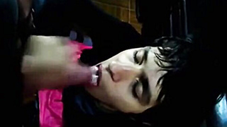 Twink's Webcam Blowjob and Facial