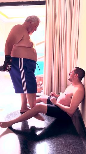 Daddy Boss Boxer Gutpunching Me