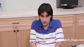 MILF's sinful assfucking with the teacher