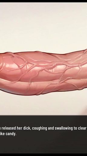 Futanari Muscle Growth World [ Femboy Hentai Game ] Ep.5 Futa Giant Cock Sucking in Gloryhole!