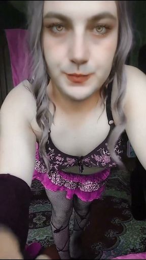 Boy Boobs Natural Sissy Crossdresser Lady Boy White Skin Big Ass Smooth Body   Clip 1
