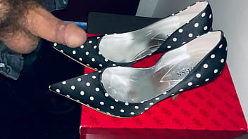 Angelas white dots heels