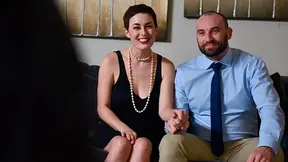Innocent babysitter gets caught between jealous wife and her horny fucking husband's wandering eyes