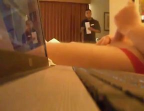 Room Service Catches a Str8 Daddy