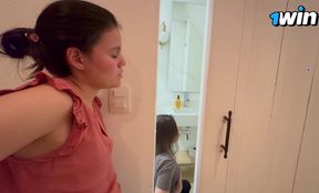 My fledgling homemade girly-girl fuck-fest in public bathroom leaves me shattered -