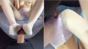 StepSister&#039;s stockings foot sex, make love to her