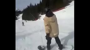 Day three of snowboarding