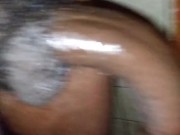 One Leg Cocked up Busting a nut no Cumshot part 3